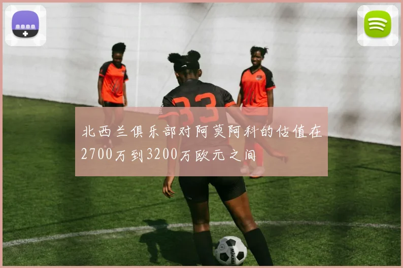 北西兰俱乐部对阿莫阿科的估值在2700万到3200万欧元之间