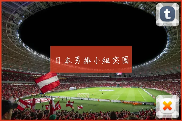 日本男排小组突围